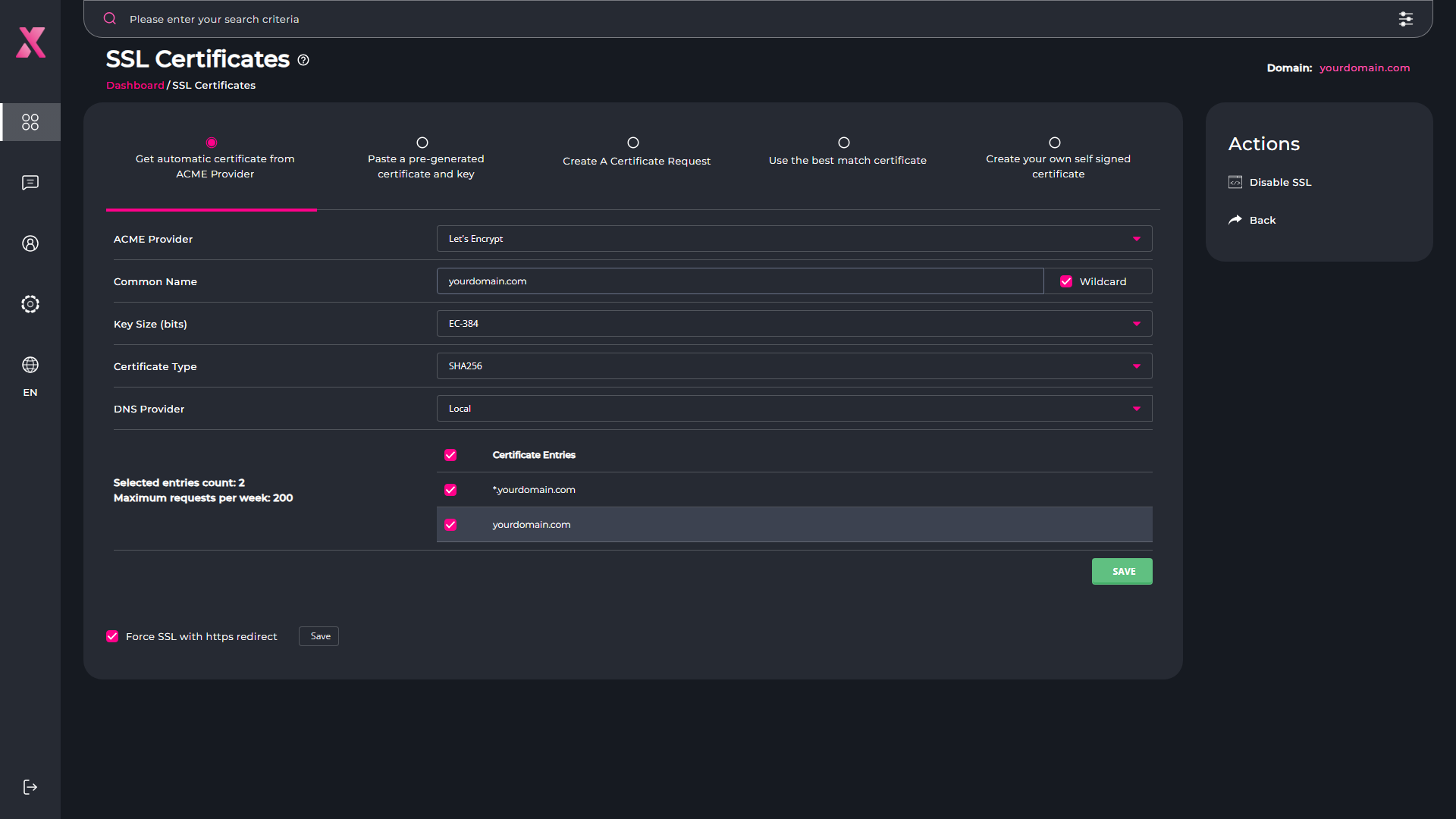 SSL Configuration